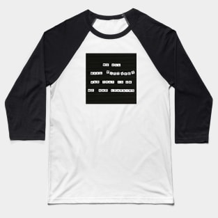 We All Make Mistakes Baseball T-Shirt